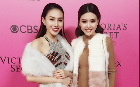 Ngọc Duyên, Lê Hà vào hậu trường show Victoria's Secret