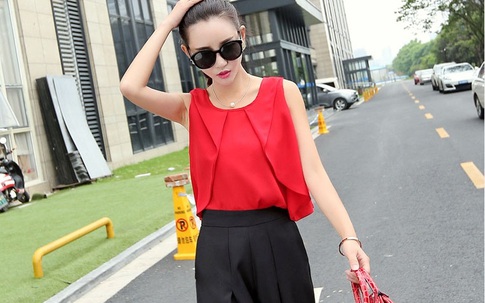 Thu 2016, quần culottes ống siêu rộng khiến nàng công sở mê mẩn