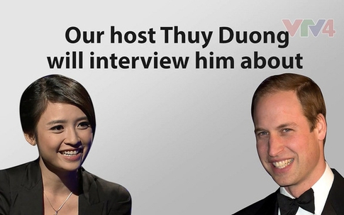 Xinh đẹp và nói tiếng Anh như gió - Nữ MC trực tiếp giao lưu với Hoàng tử William là ai?
