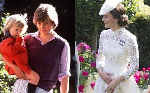 Khoảnh khắc đặc biệt này trong bữa tiệc hoàng gia, Công nương Kate trông giống hệt mẹ chồng Diana