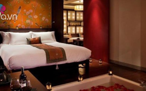 Những điều không thể bỏ qua khi thiết kế phòng ngủ màu đỏ ấm áp