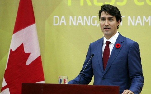 Thủ tướng Canada Justin Trudeau bất ngờ họp báo tại Đà Nẵng