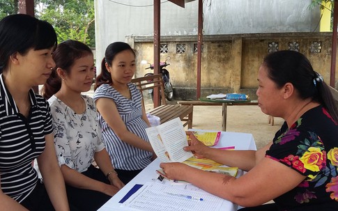 Người cộng tác viên dân số hết mình với công việc