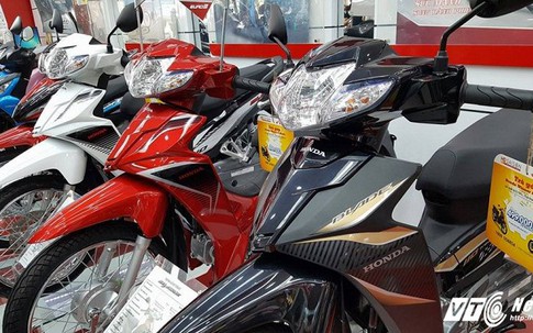 Giá xe máy Honda đang rơi tự do