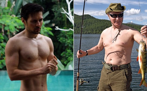 Đàn ông Nga đua nhau khoe ngực trần giống Putin