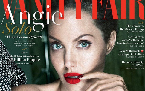 Angelina Jolie mắc chứng liệt cơ mặt