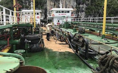 Công ty TNHH Vận tải Sông biển Diệp Dũng làm tràn 200 lít dầu ra biển từng nhiều lần vi phạm