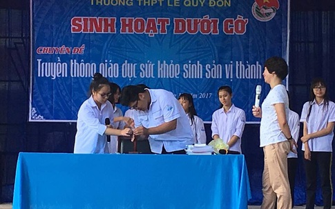 THPT Lê Quý Đôn (Hải Phòng): Đẩy mạnh chăm sóc sức khỏe sinh sản cho vị thành niên.