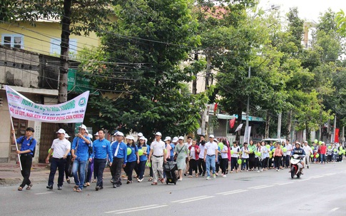 Hàng nghìn sinh viên tham gia chương trình “Ngày Đi bộ vì Môi trường” tại Bà Rịa – Vũng Tàu