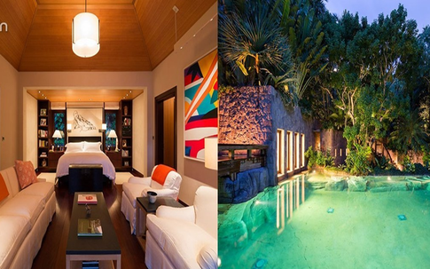 Choáng ngợp trước căn biệt thự sang chảnh bên bờ biên với rừng dừa xanh mát