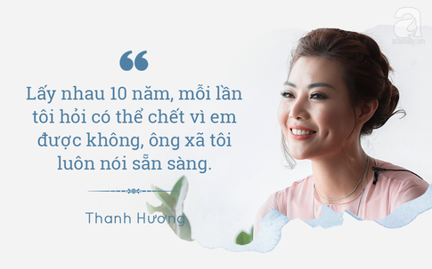 Thanh Hương "Người phán xử": "Lấy nhau 10 năm, tôi vẫn nghĩ mình là cô bé trong vòng tay của chồng"