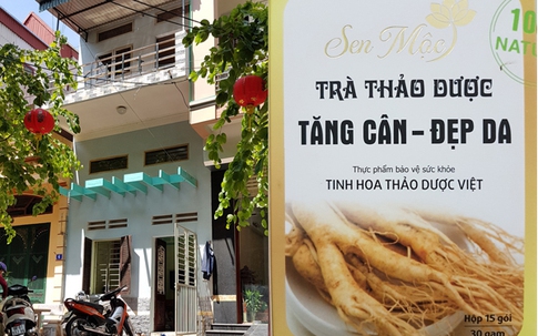 Đề nghị Công ty TNHH Mộc Linh Chi tạm dừng phân phối trà thảo dược giảm cân, tăng cân Sen Mộc