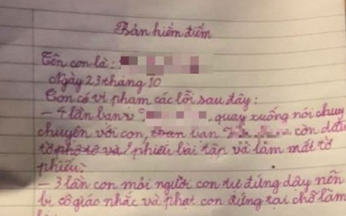 Phụ huynh tố cô chủ nhiệm bắt học sinh nghỉ học vì nói chuyện riêng