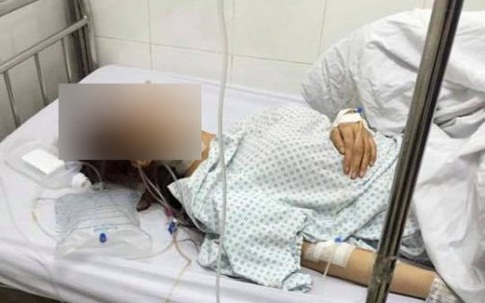 Hà Nội: Trần tình đau đớn của người vợ trẻ nghi bị chồng đâm trọng thương