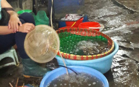 Khách e dè với tôm sau các vụ phát hiện bơm tạp chất