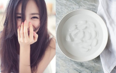Không thể ngờ viên đá lạnh có thể làm được điều kỳ diệu này