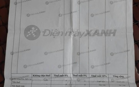 Bị tố bán hàng kém chất lượng, Điện Máy Xanh đã thay máy mới cho khách