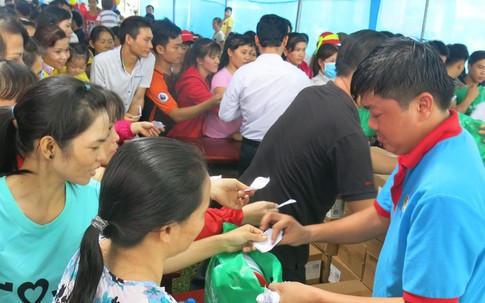 Công nhân Bình Dương được hỗ trợ hơn 5 tỷ đồng từ công ty NutiFood