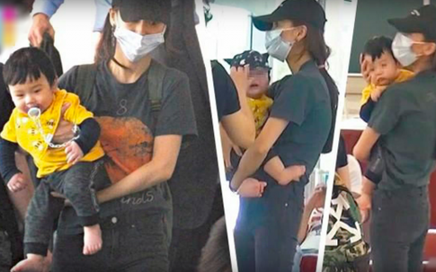 Bị tung ảnh rõ mặt con trai, Huỳnh Hiểu Minh phẫn nộ, gọi paparazzi là 'loại vô liêm sỉ'