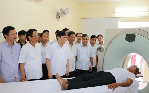 Bệnh viện Đa khoa Hương Sơn khai trương máy chụp cắt lớp vi tính