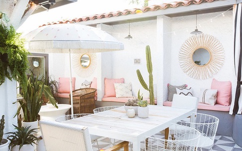 Góc sân vườn đẹp như trong phim Hàn của cô nàng độc thân 21 tuổi