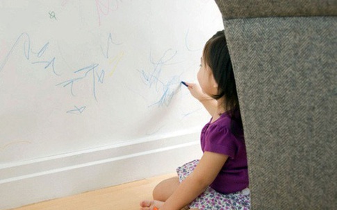 Đón Tết với tường sạch bóng không một vết chì màu con vẽ chỉ bằng cách quá nhẹ nhàng