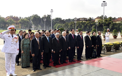 Lãnh đạo Đảng, Nhà nước viếng Chủ tịch Hồ Chí Minh