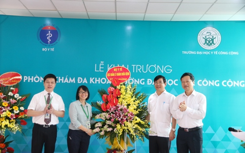 Lễ khai trương phòng khám đa khoa trường đại học Y Tế Công Cộng