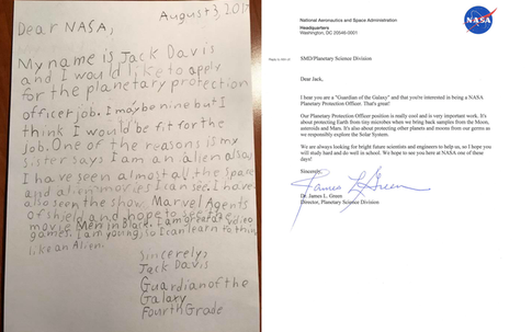 Cậu bé 9 tuổi quyết tâm xin việc ở NASA, lá thư hồi đáp của cơ quan này khiến ai cũng bất ngờ