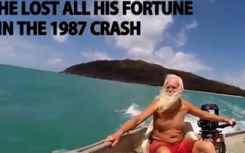 Phá sản, cụ ông 73 tuổi một mình sống trên đảo hoang suốt 20 năm