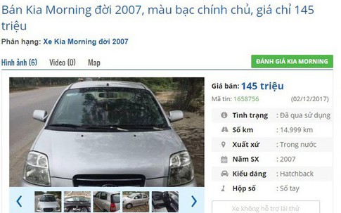 Dưới 140 triệu đồng, bạn mua được ô tô cũ chính hãng nào?