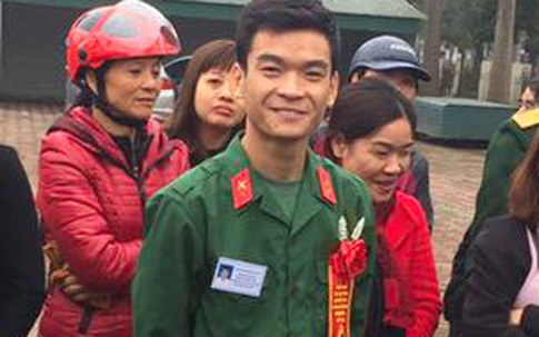Chàng trai tốt nghiệp đại học loại giỏi tình nguyện tòng quân
