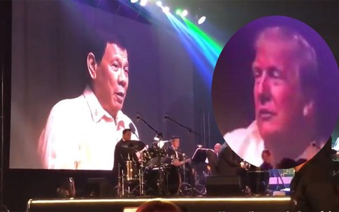 Tổng thống Philippines hát tình ca tặng Tổng thống Mỹ