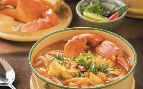 Bánh canh cua biển đậm đà nước dùng thích hợp cho ngày lạnh