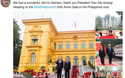 Tổng thống Mỹ cảm ơn Việt Nam trên mạng xã hội