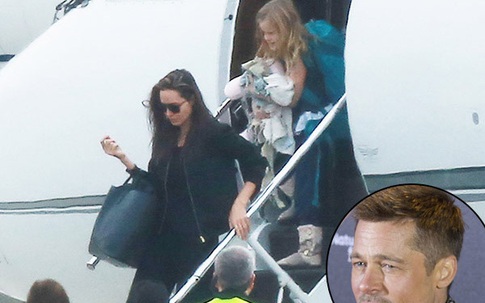 Brad Pitt "phát điên" khi Angelina Jolie liên tục di chuyển chỗ ở của các con