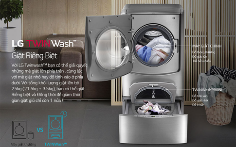 Mẫu máy giặt chinh phục hoàn toàn các bà nội trợ