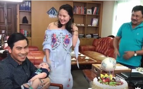 Ngọc Lan tổ chức sinh nhật bất ngờ cho Thanh Bình ở trường quay