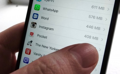 Ứng dụng nào đang tốn "không gian" nhất trên iPhone của bạn?