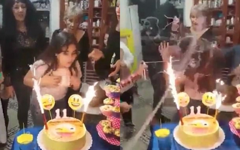 Bé gái suýt biến thành đuốc sống chỉ vì một vật thường dùng trong bữa tiệc sinh nhật
