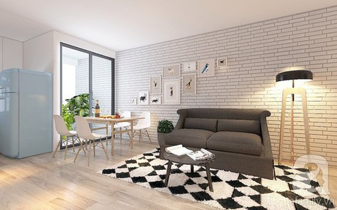 Tư vấn bố trí nội thất căn hộ 67m² với tổng chi phí chưa đến 80 triệu cho chàng trai 23 tuổi độc thân