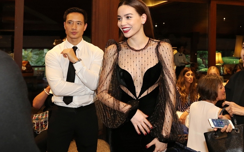 Kim Lý tháp tùng Hồ Ngọc Hà đi sự kiện ở Thái Lan