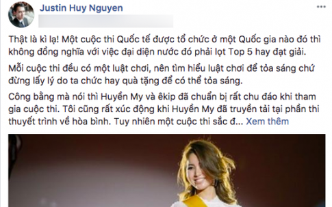 Quản lý cũ Nguyễn Thị Thành ‘đá xoáy’ Huyền My là ‘búp bê bị hư, nếu sáng đã sáng ngay từ đầu’