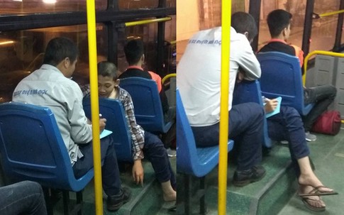 Câu chuyện "Bài toán trên chuyến xe buýt" gây xúc động dân mạng
