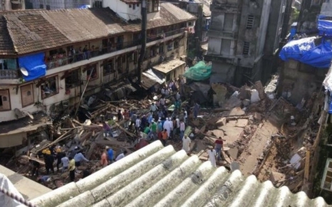 Sập nhà ở Mumbai, 3 người chết, 20 người mắc kẹt