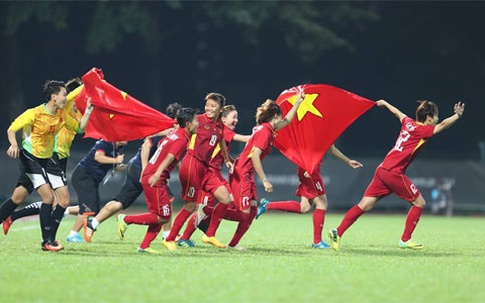 Đè bẹp Malaysia 6-0, tuyển nữ Việt Nam lần thứ 5 giành HCV SEA Games