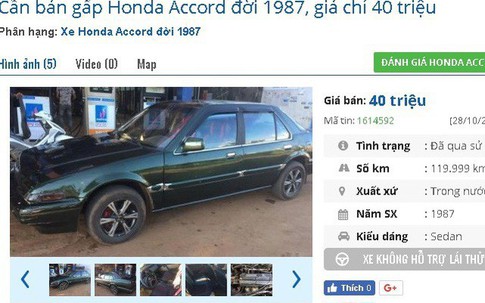 Với 40 triệu đồng, bạn có thể mua xe ô tô cũ chính hãng nào?