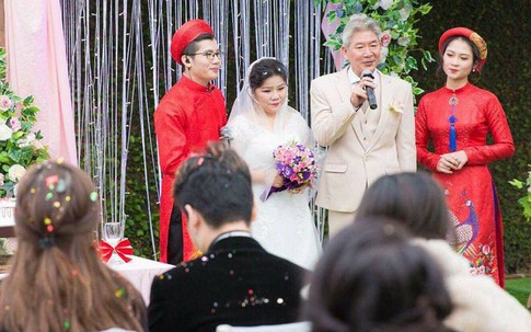 NSND Thanh Hoa lần đầu mặc váy cưới ở tuổi 67