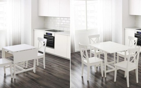 10 thiết kế bàn gấp tuyệt đẹp dành cho những không gian sống chật hẹp