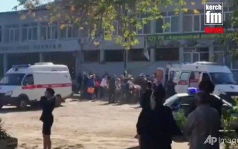 Đánh bom khủng bố tại trường học Crimea, 18 người chết